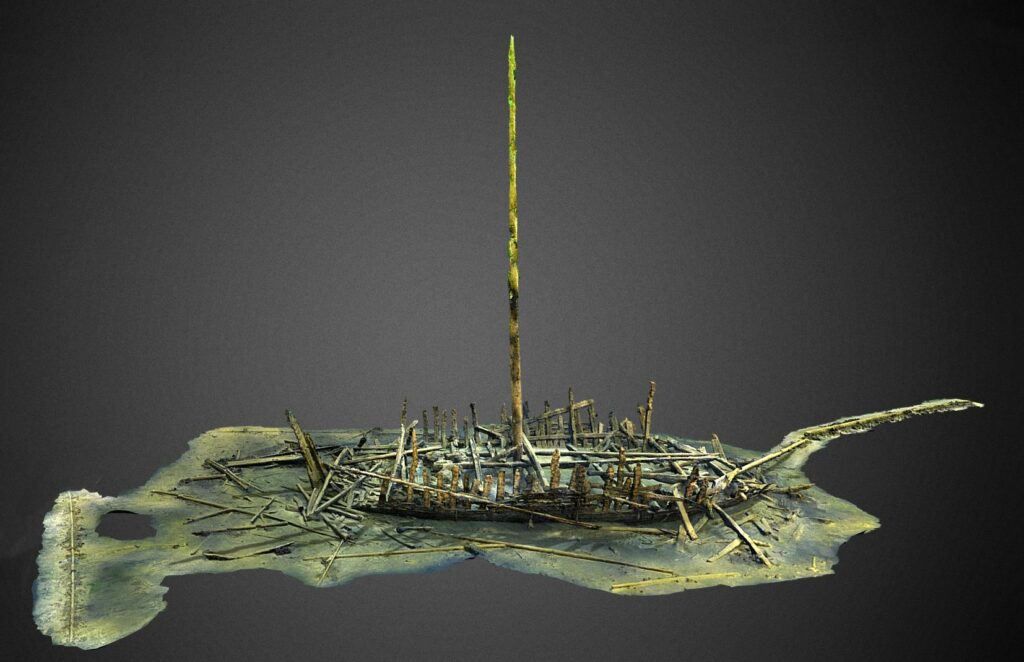 3D model of the wreck